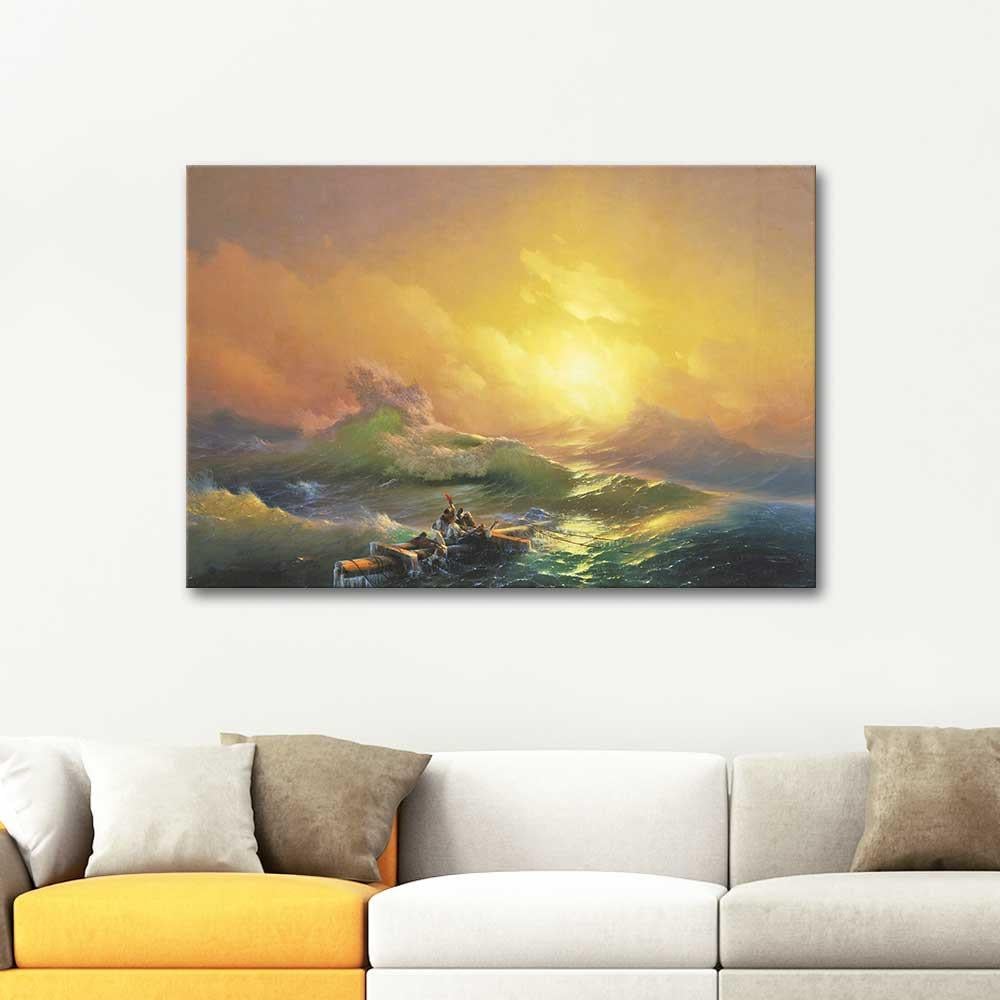 Ivan Aivazovsky Ninth Wave Art Print