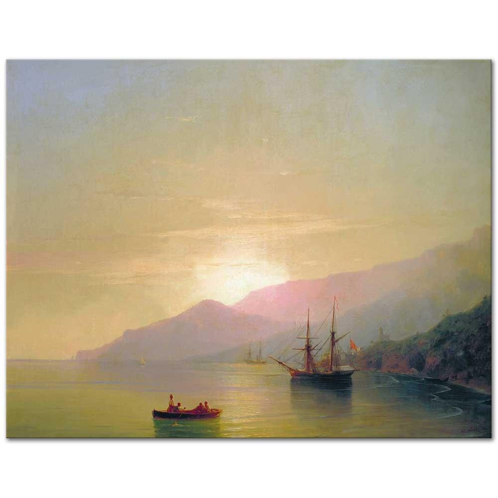 Ivan Aivazovsky Demir Atmış Gemiler Kanvas Tablo
