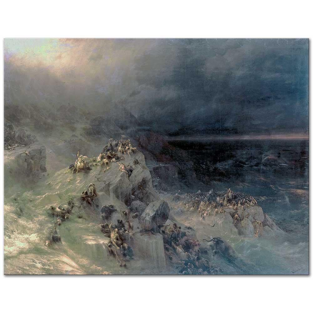 Ivan Ayvazovski Nuh Tufanı Kanvas Tablo