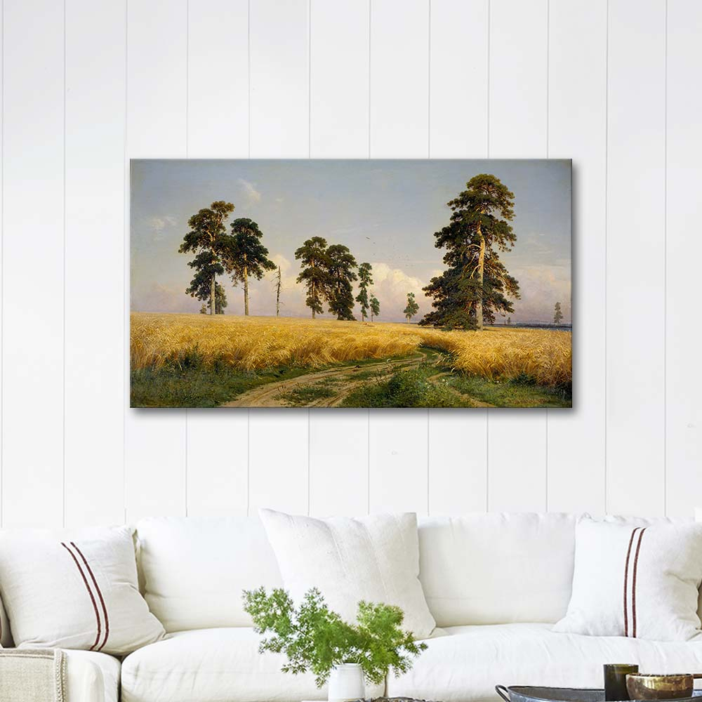 Ivan Shishkin Rye Fields Art Print