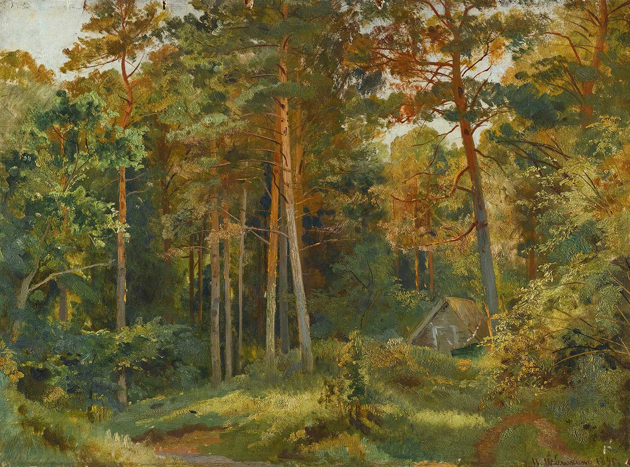 Ivan Shishkin The Mill In The Forest Art Print