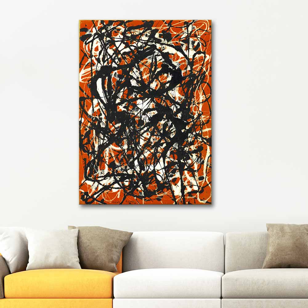 Jackson Pollock Free Form Art Print