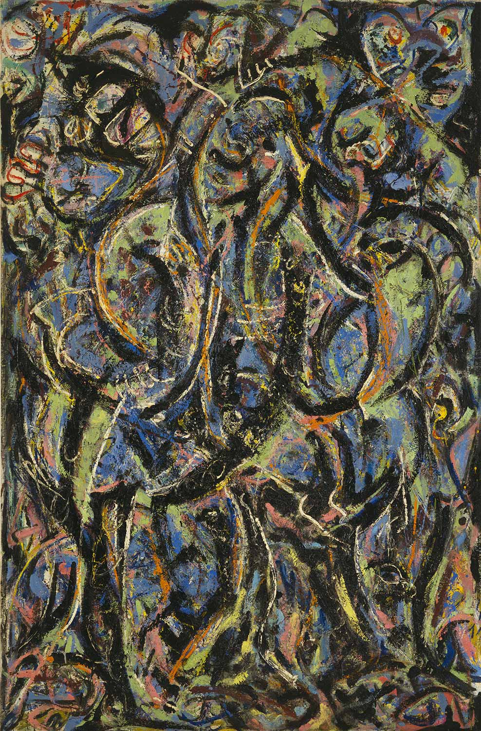 Jackson Pollock Gothic Art Print