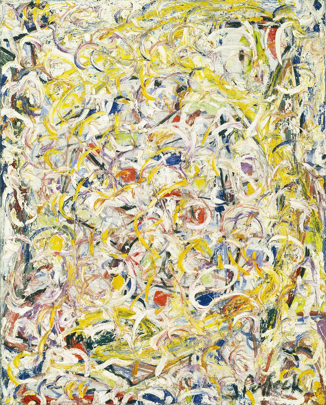 Jackson Pollock Parlayan Madde Kanvas Tablo