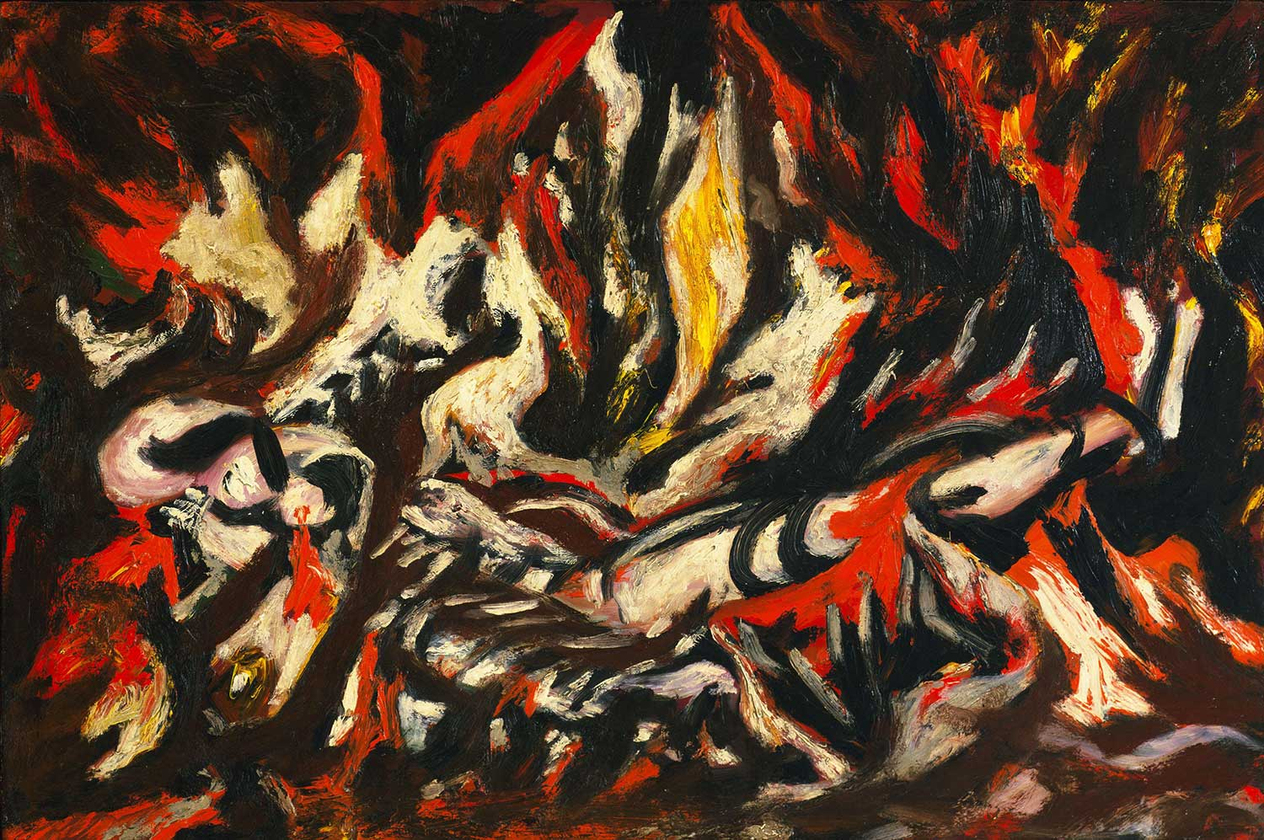 Jackson Pollock The Flame Art Print