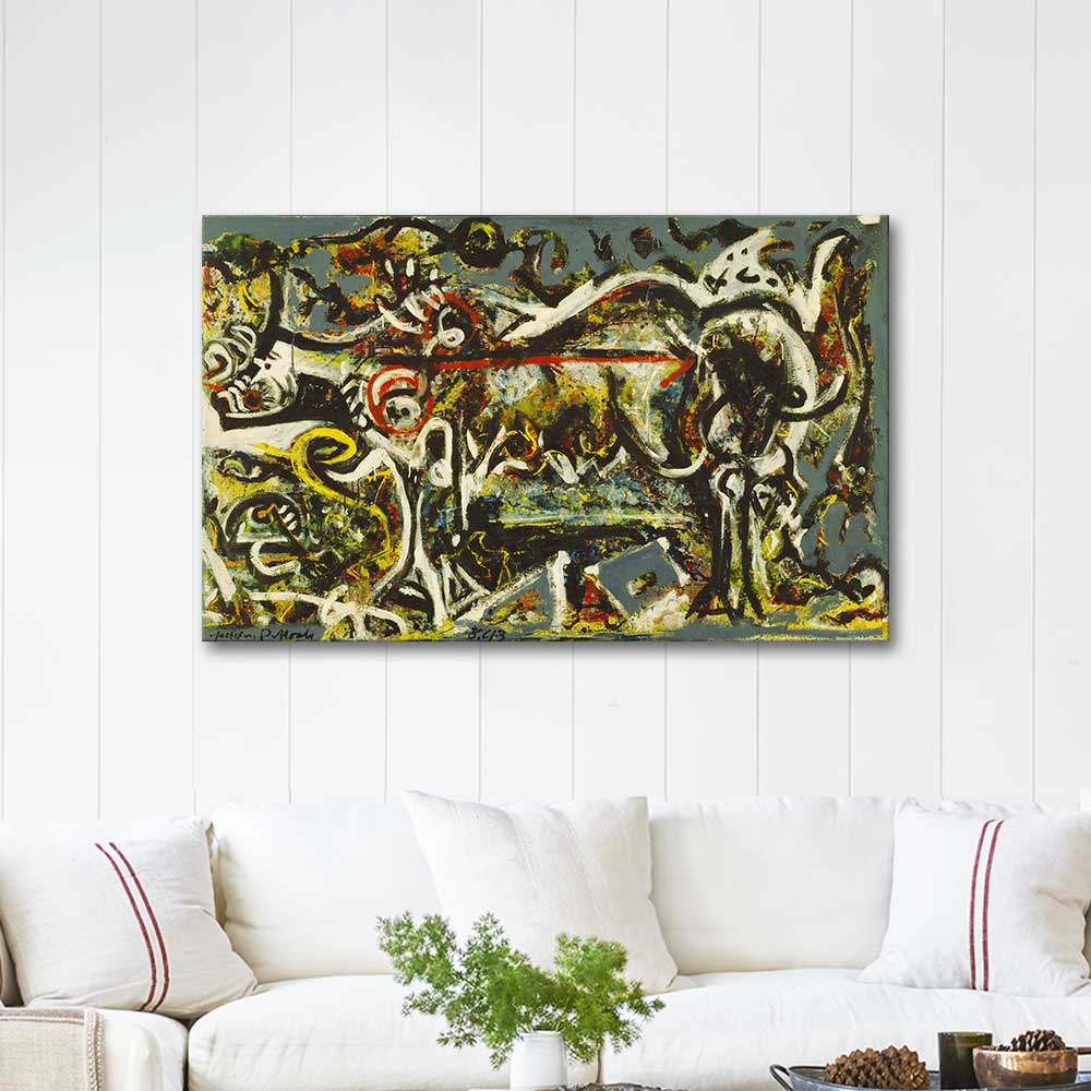 Jackson Pollock The She Wolf Art Print