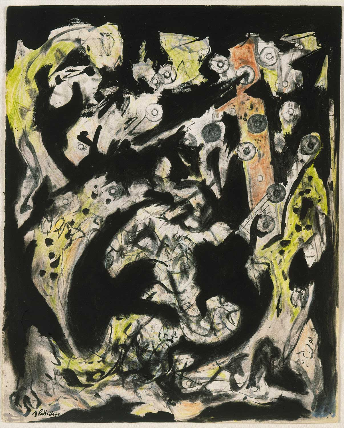 Jackson Pollock Untitled 01 Art Print