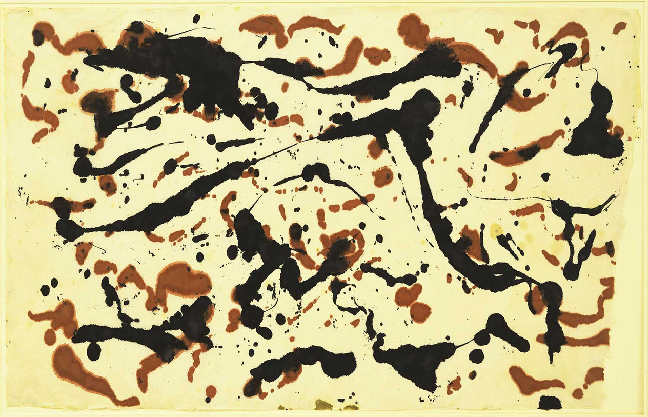 Jackson Pollock Untitled 05 Art Print