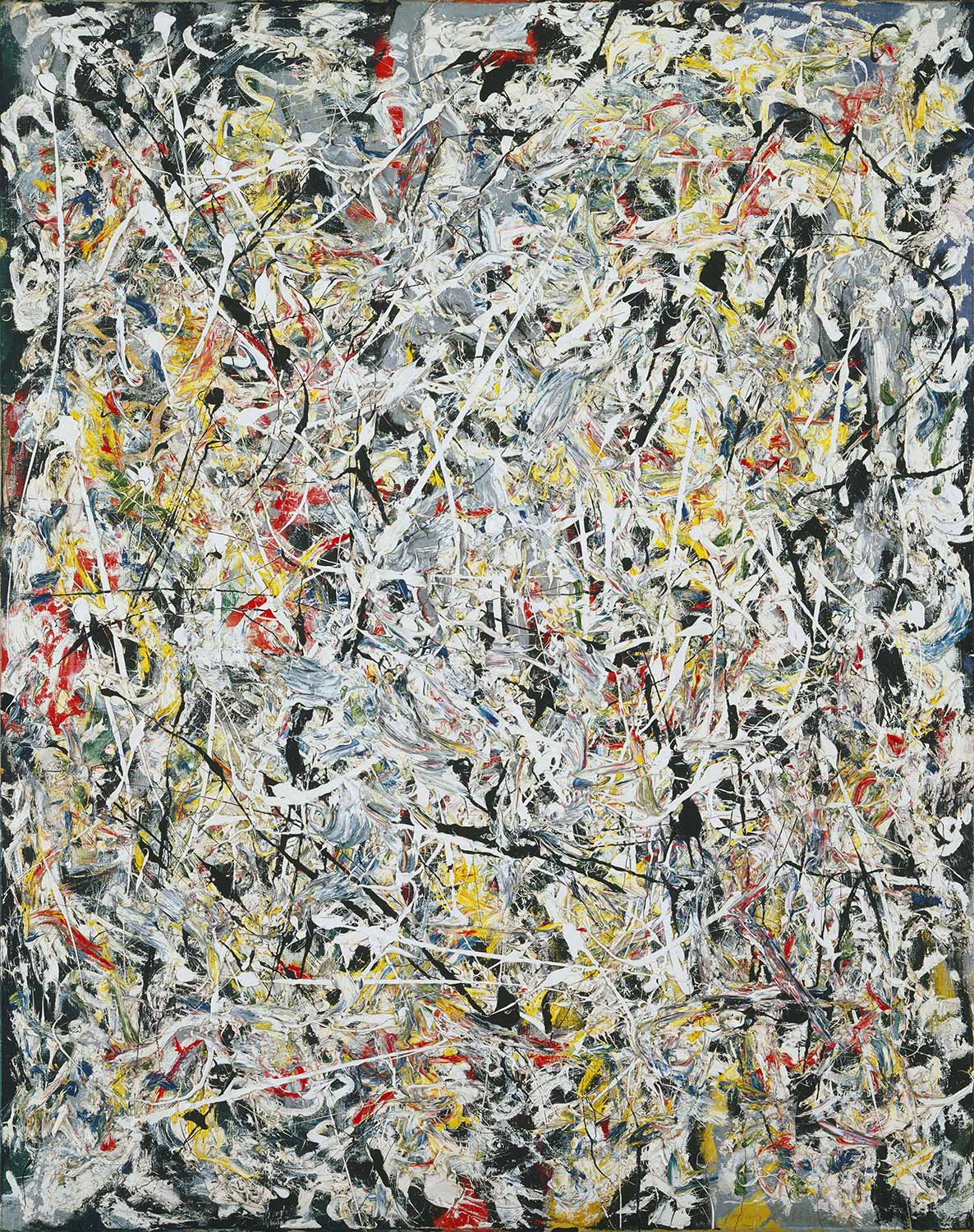 Jackson Pollock White Light Art Print
