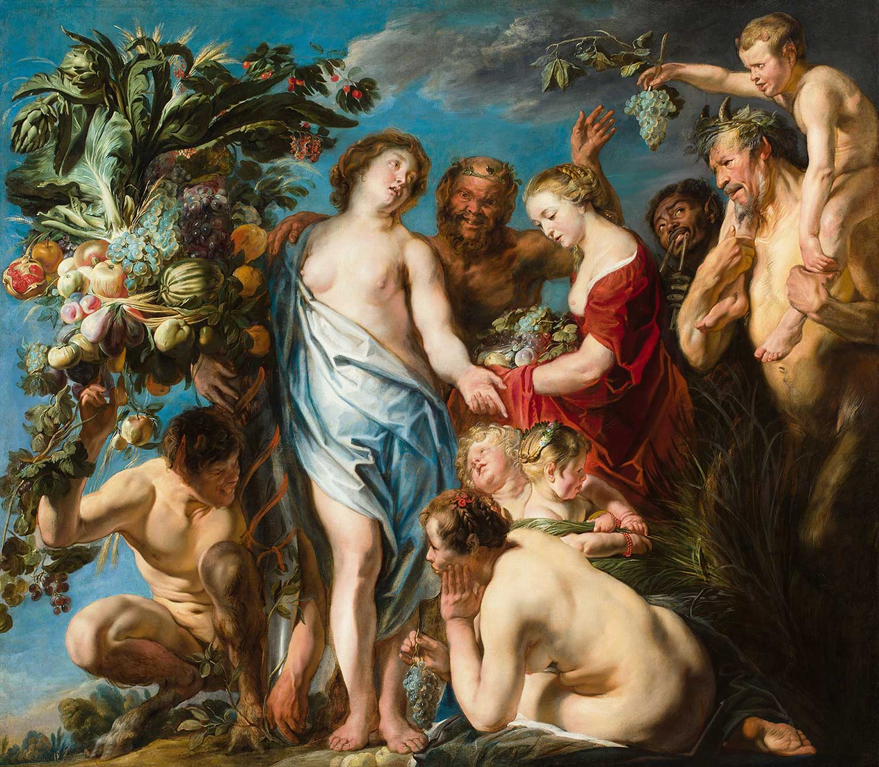 Jacob Jordaens An Allegory Of Fruitfulness Art Print