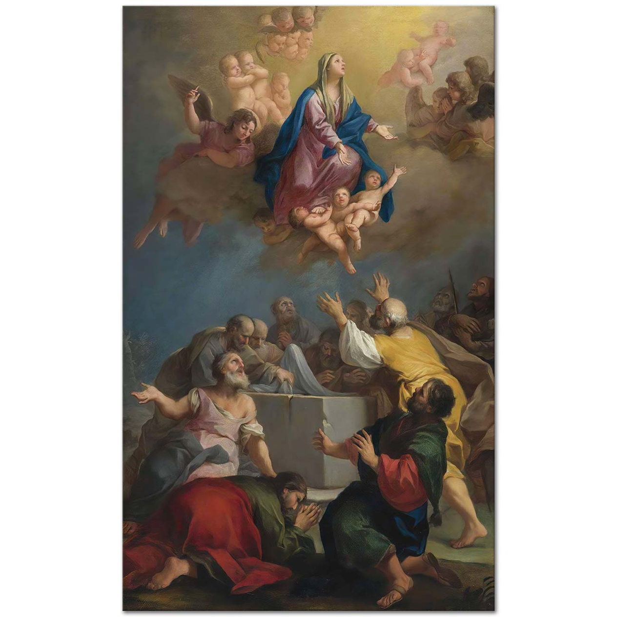 Jacopo Amigoni The Assumption Of The Virgin Art Print