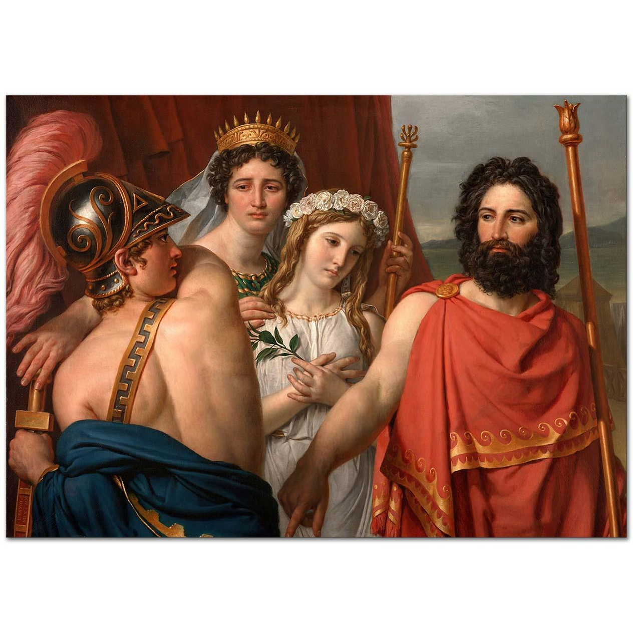 The Anger of Achilles by Jacques-Louis David