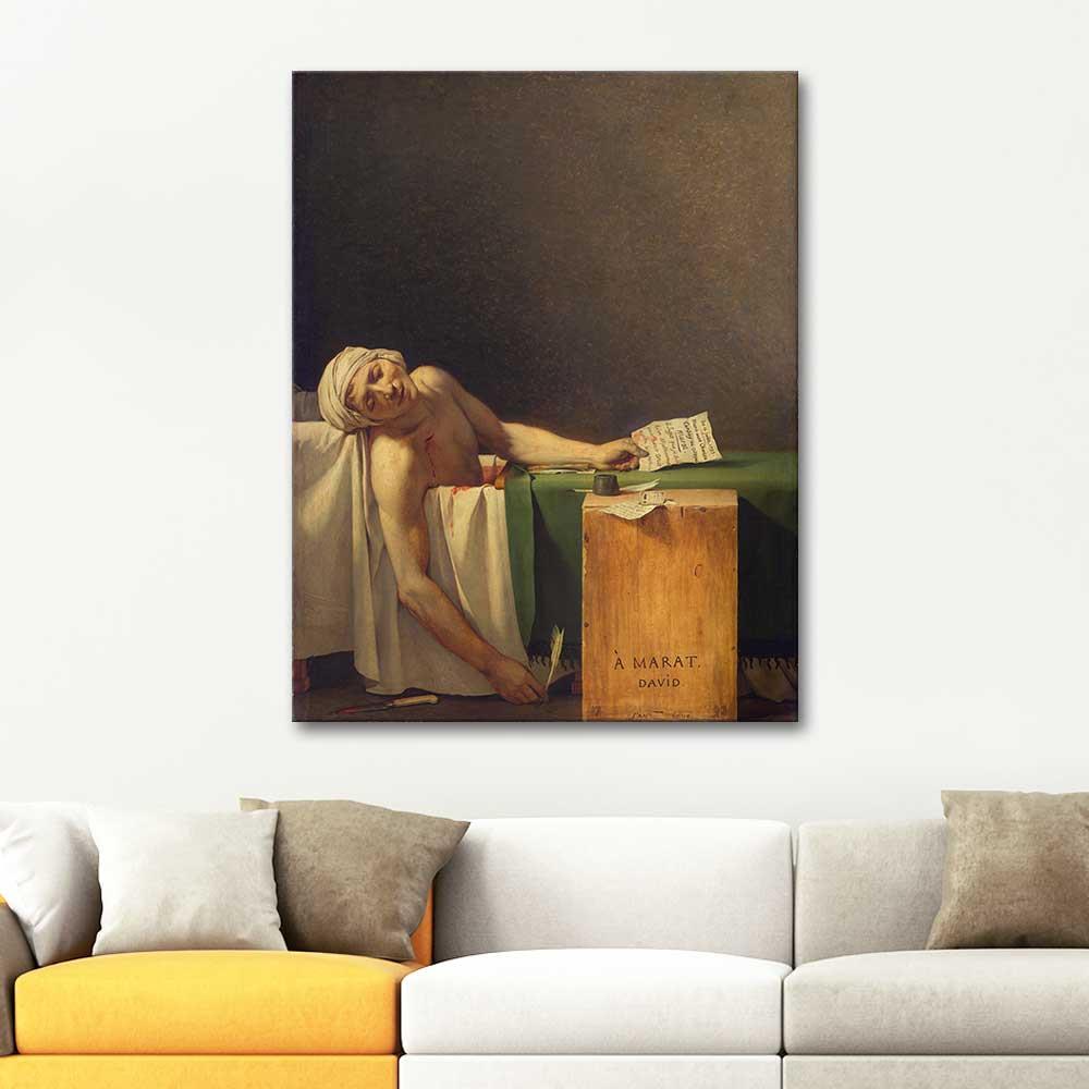 Jacques-Louis David The Death of Marat Art Print