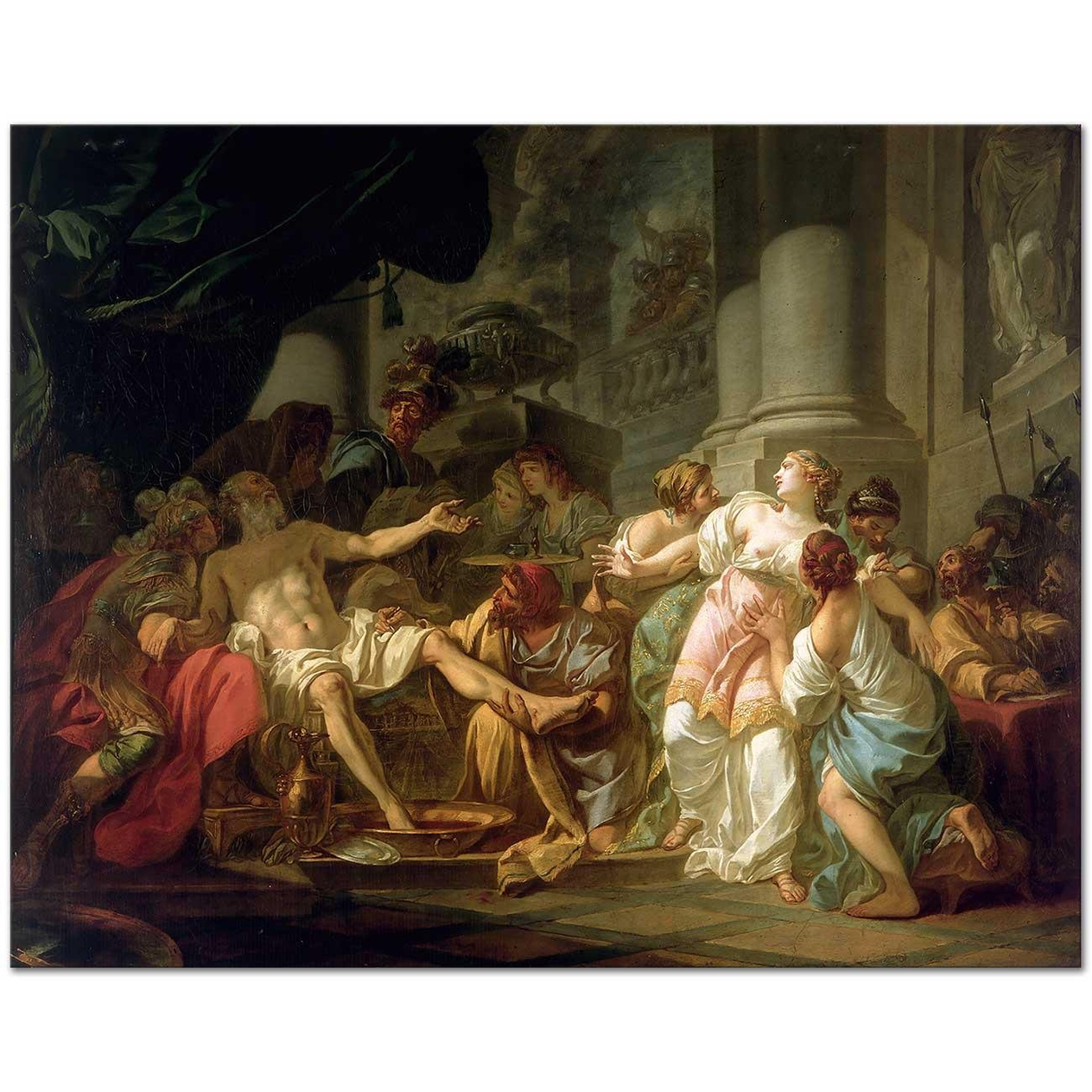 The Death Of Seneca by Jacques-Louis David