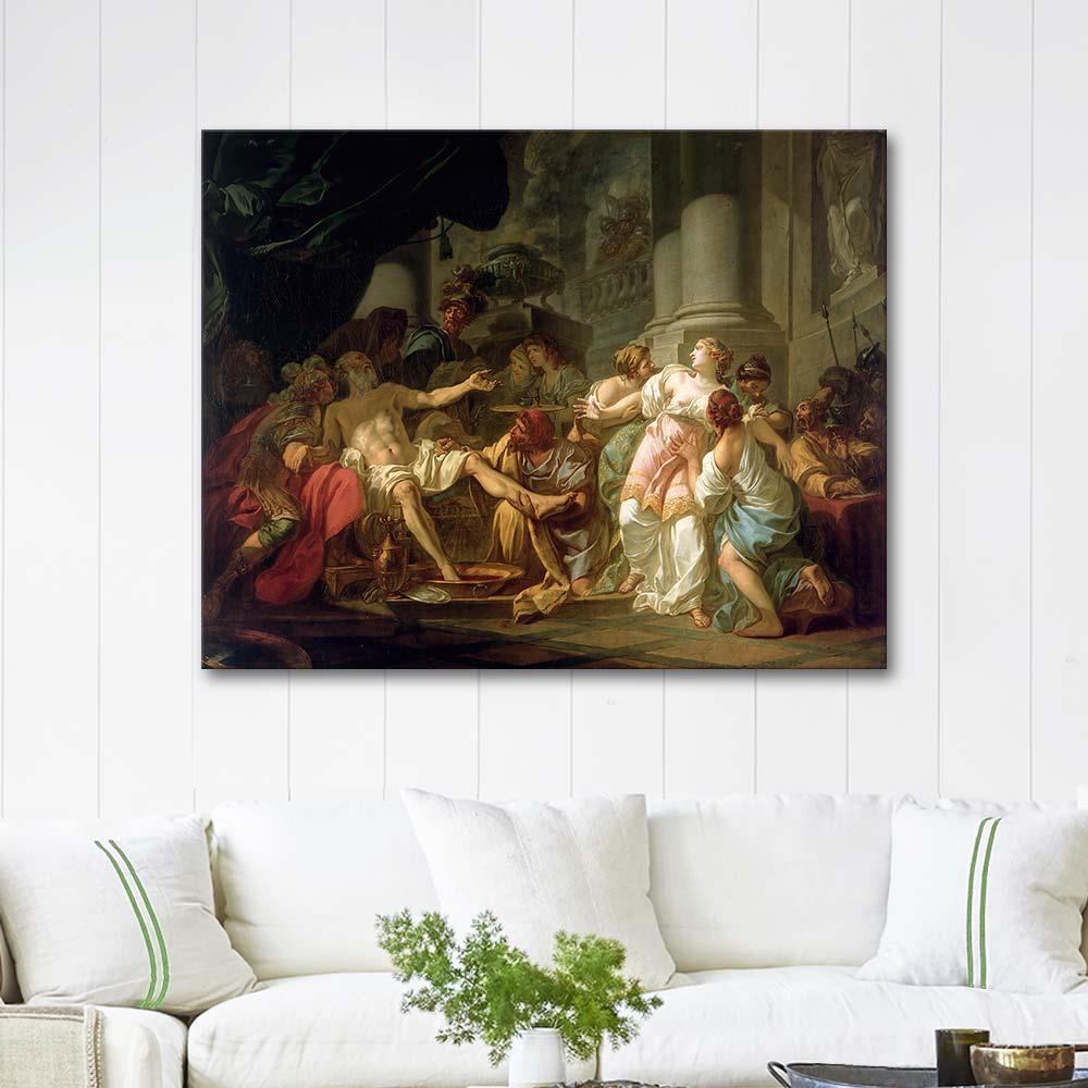 Jacques Louis David The Death Of Seneca Art Print