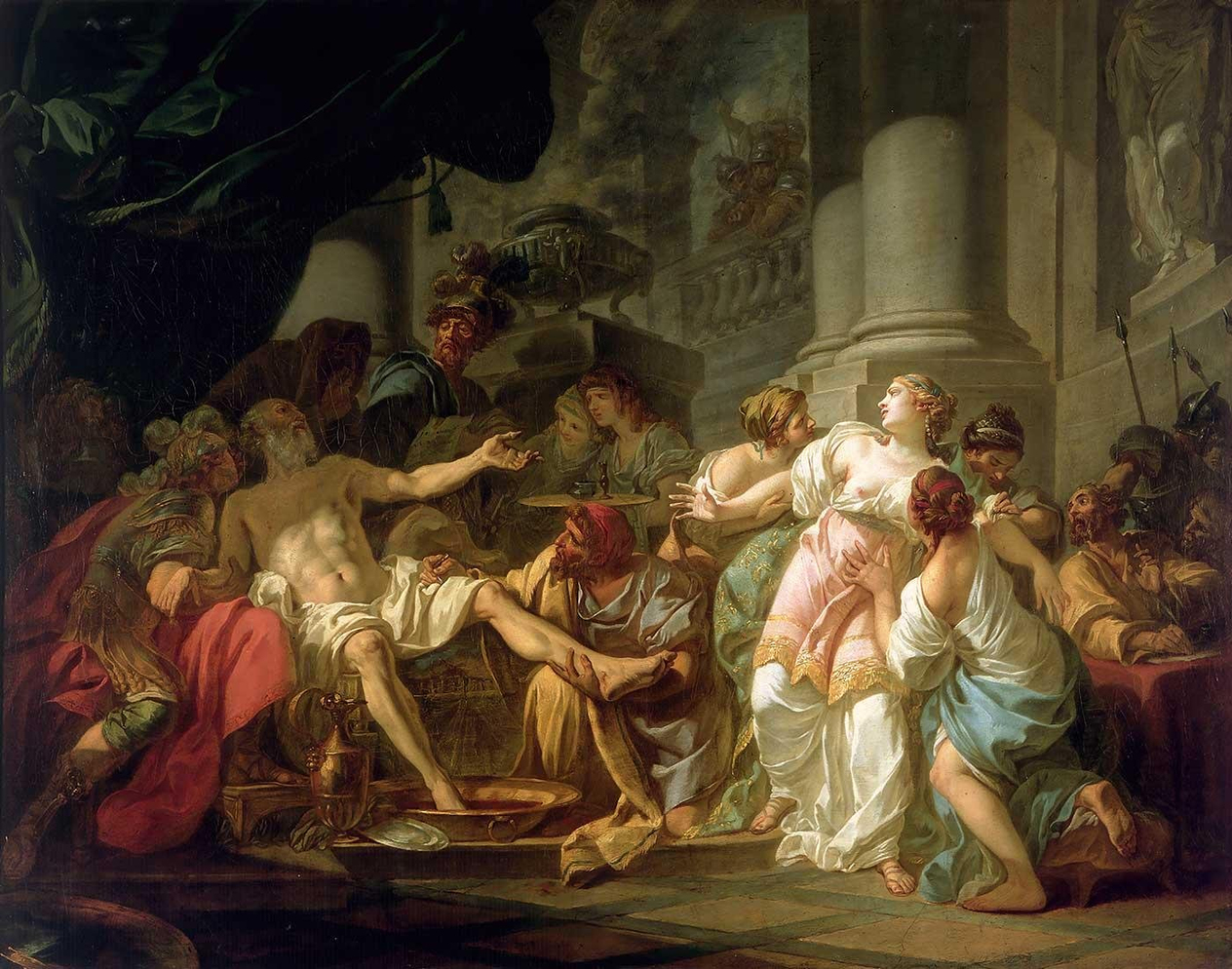 The Death Of Seneca by Jacques-Louis David