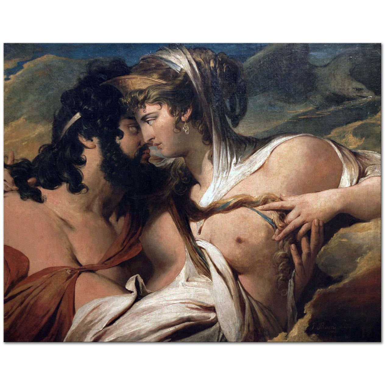 James Barry Jüpiter ve Juno Ida Dağında Kanvas Tablo