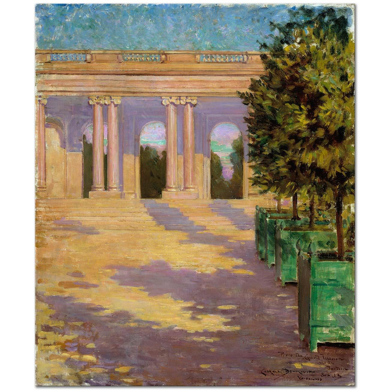 James Carroll Beckwith Grand Trianon Kemeri, Versailles Kanvas Tablo