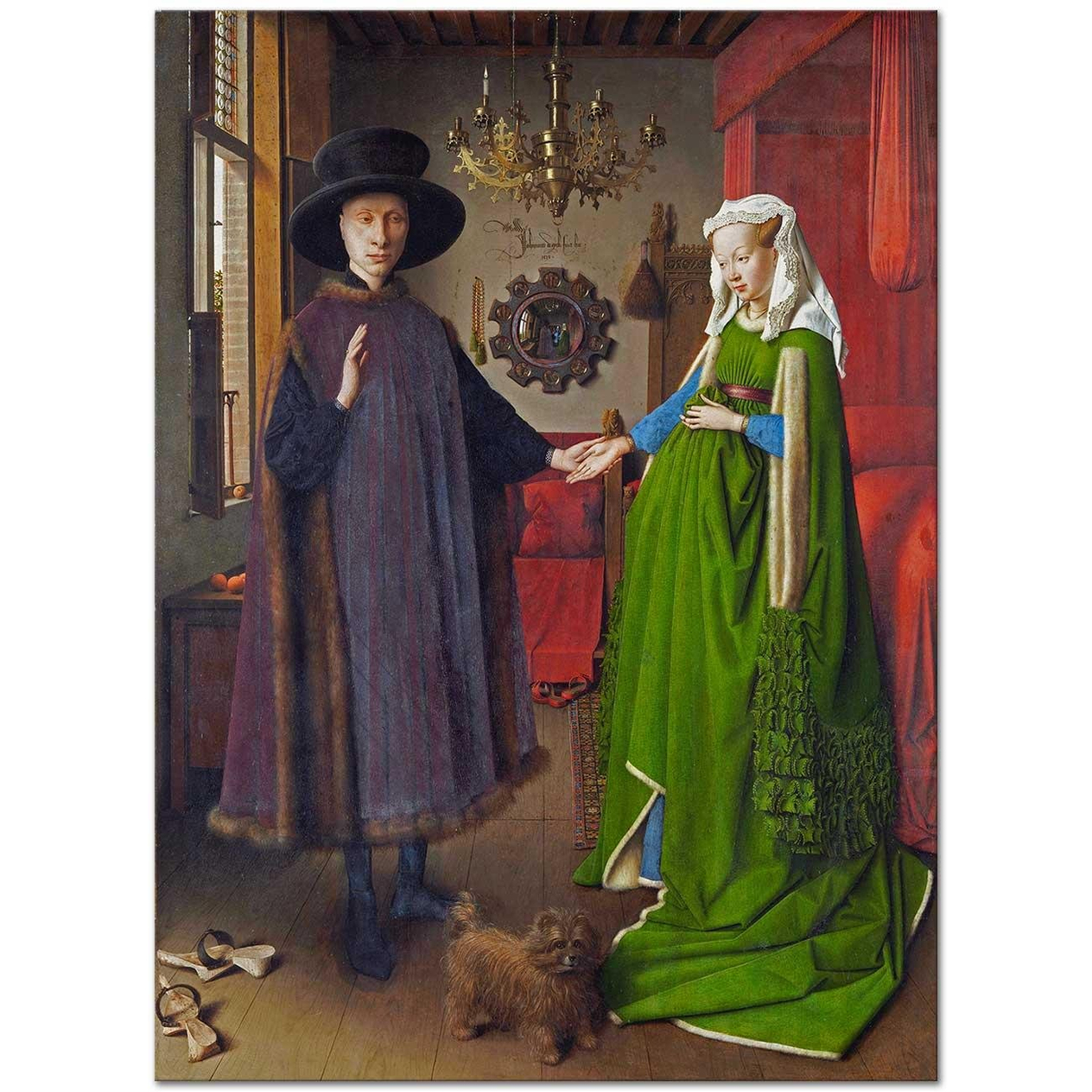 The Arnolfini Portrait by Jan van Eyck