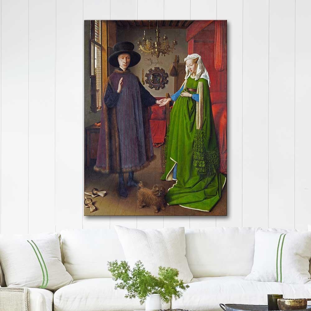 Jan van Eyck The Arnolfini Portrait Art Print