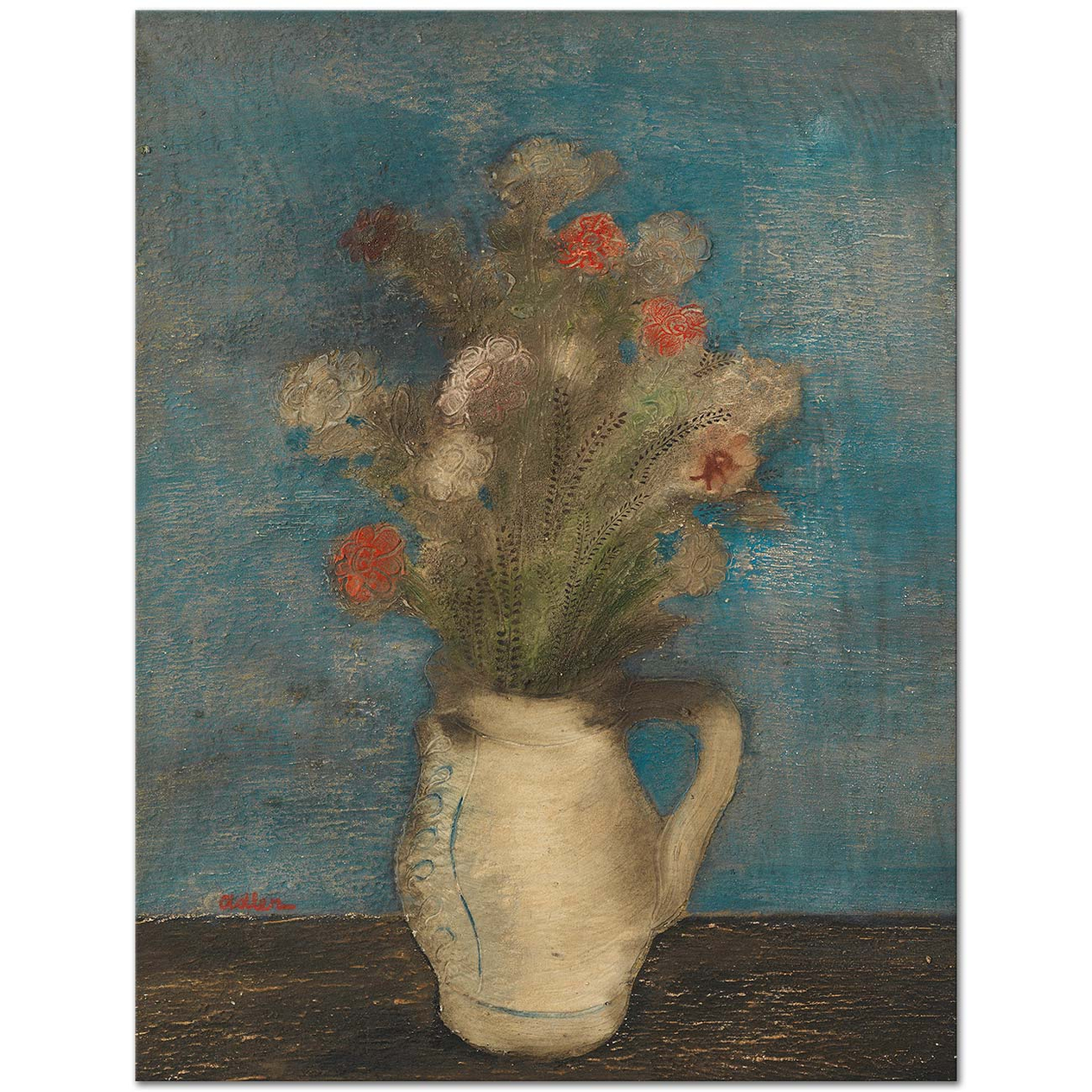 Jankel Adler Blumenstillleben Art Print