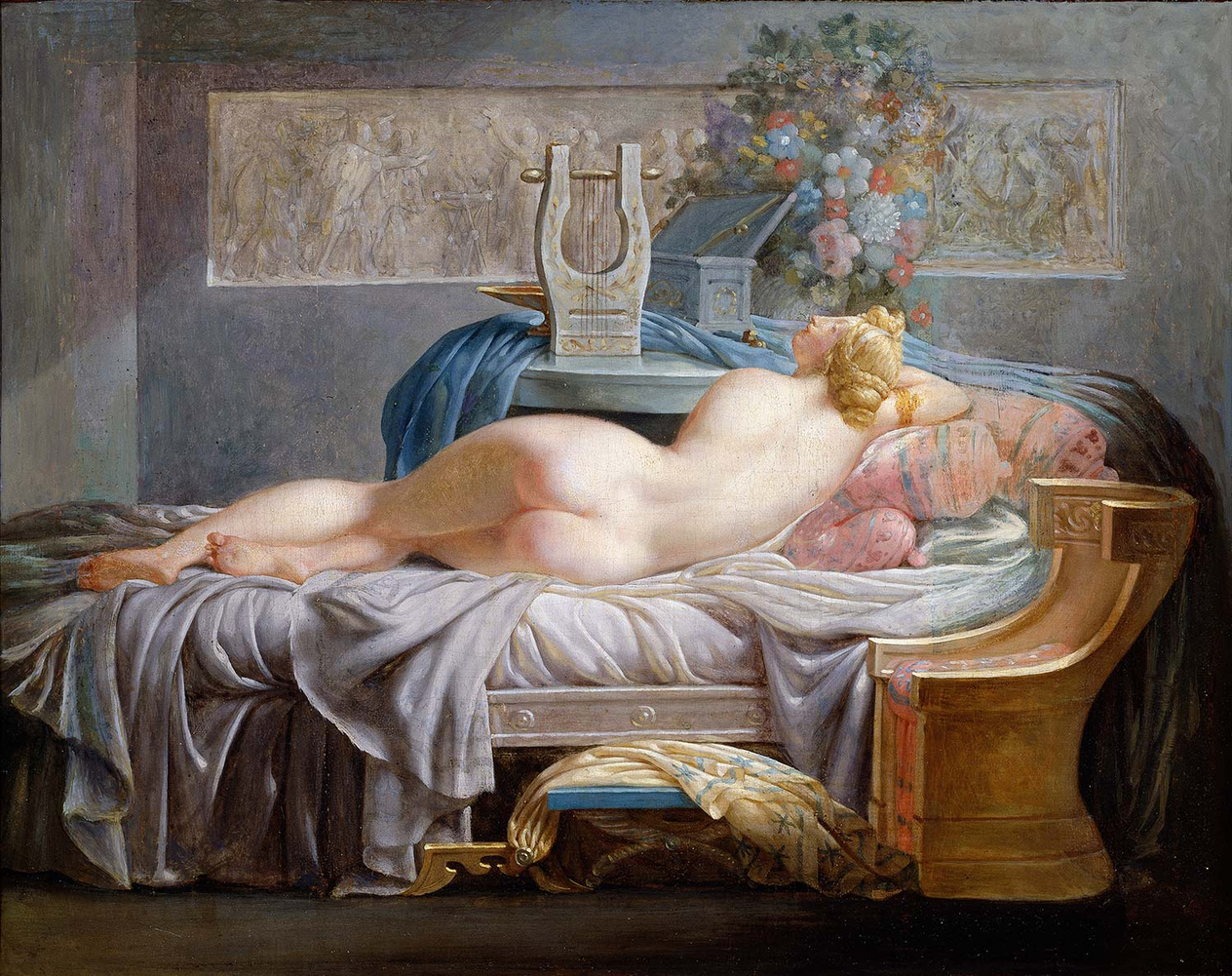 Jean-Baptiste Regnault Sapho Art Print