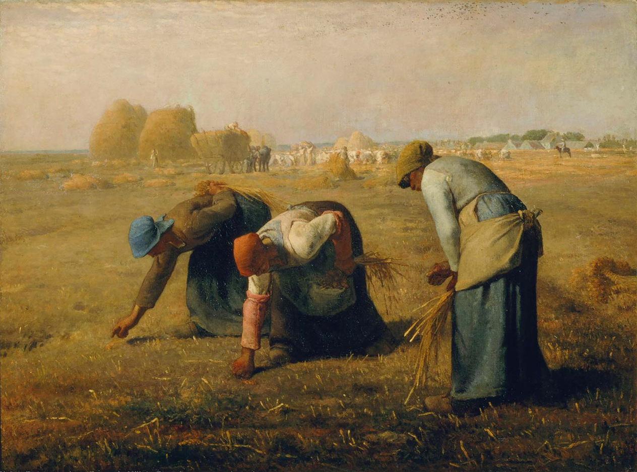 Jean François Millet Başak Toplayan Kadınlar Kanvas Tablo