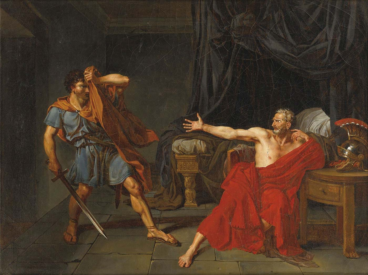 Jean Germain Drouais Marius Minturnae'de Kanvas Tablo