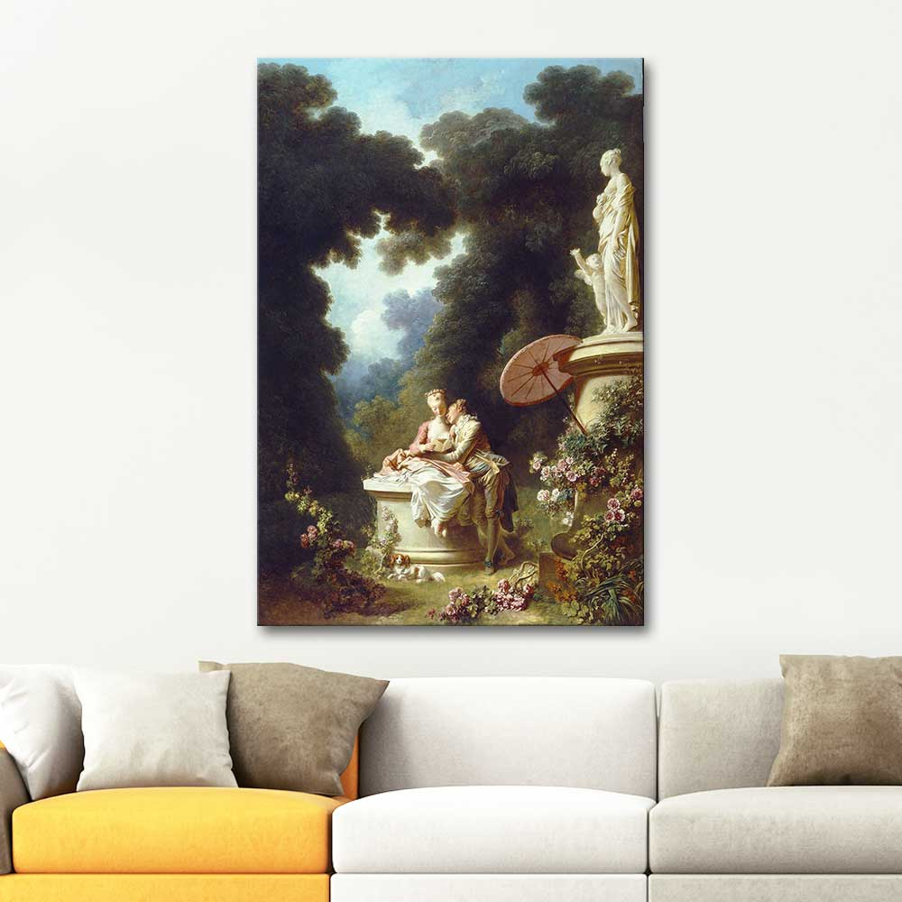Jean Honore Fragonard The Progress of Love Art Print