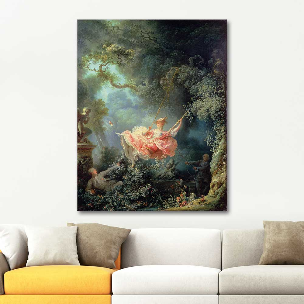 Jean Honore Fragonard The Swing Art Print