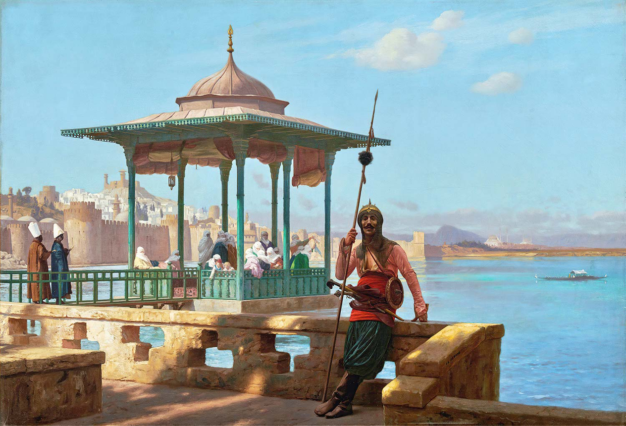 Jean Leon Gerome Topkapı Sarayı Seyir Balkonu Kanvas Tablo