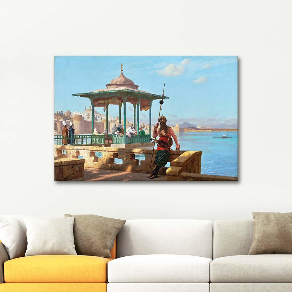 Jean Leon Gerome Topkapı Sarayı Seyir Balkonu Kanvas Tablo