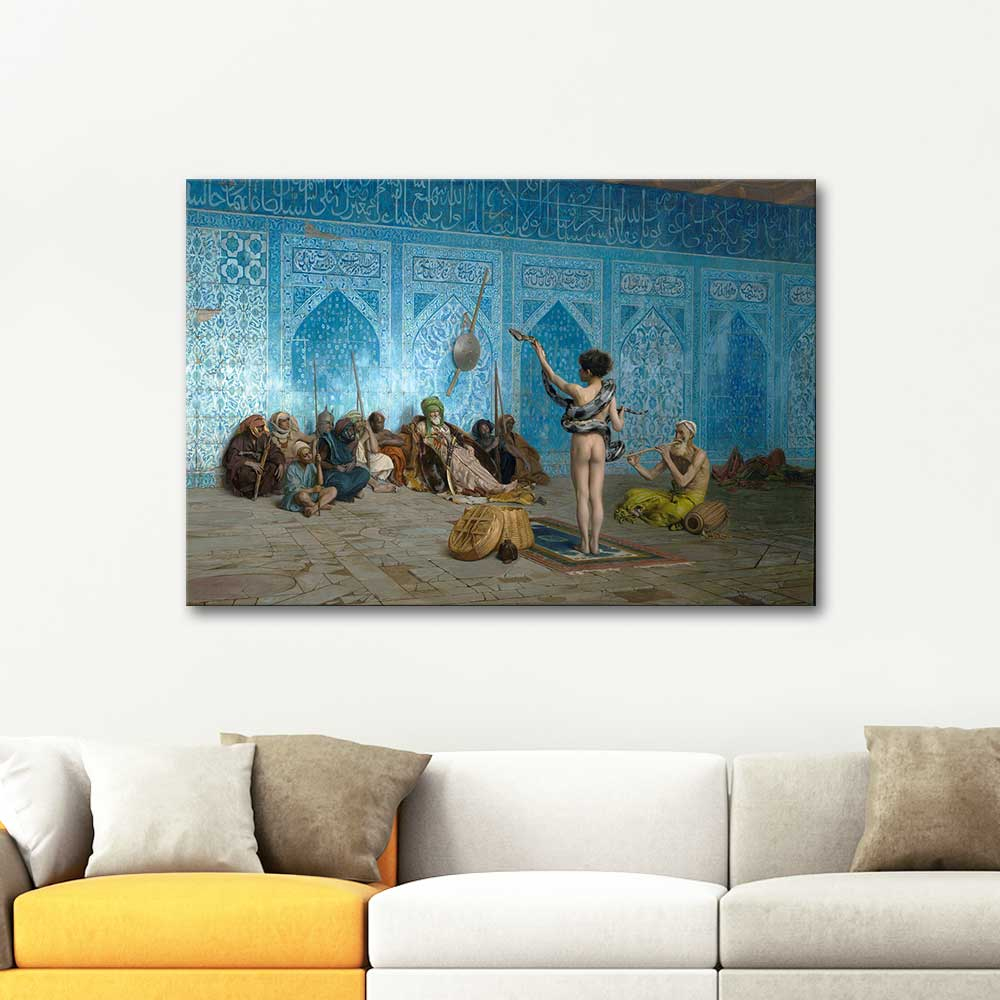 Jean Leon Gerome The Snake Charmer Art Print