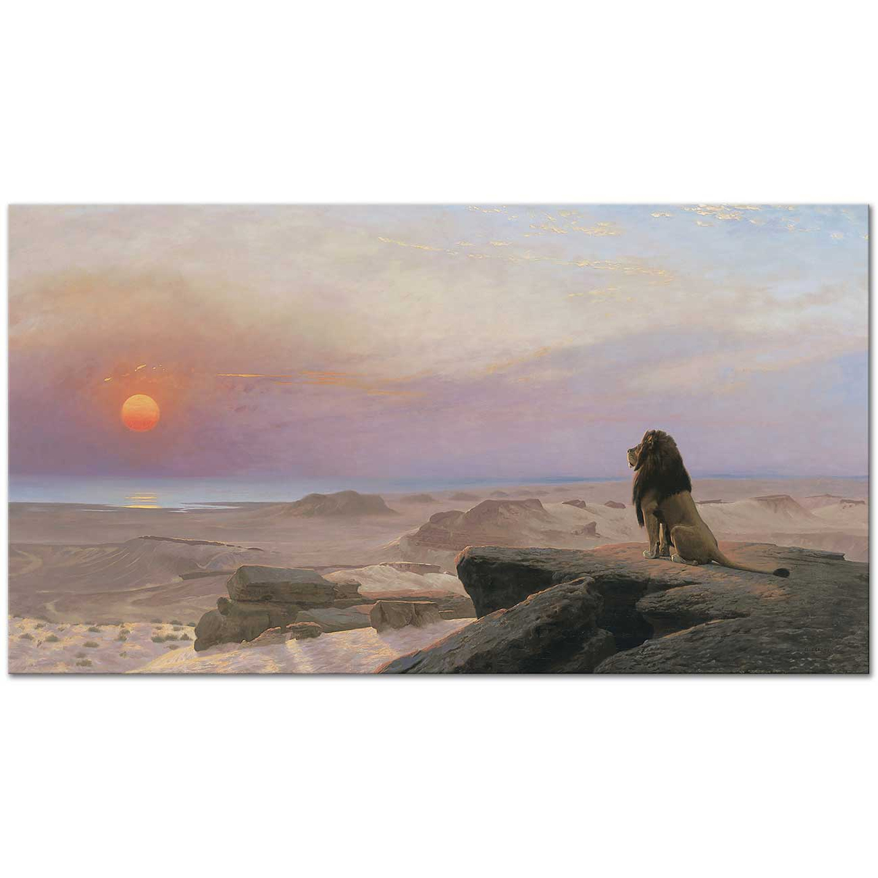 Jean Leon Gerome İki Kral Kanvas Tablo