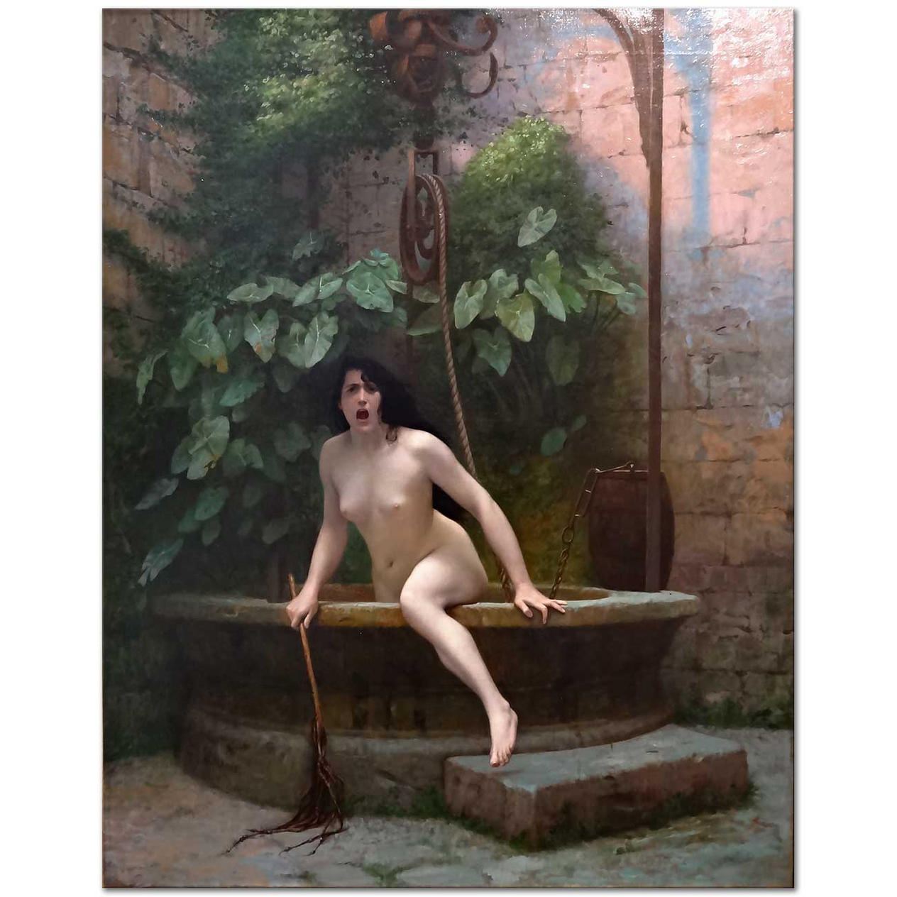 Truth Coming Out of Her Well by Jean Leon Gerome