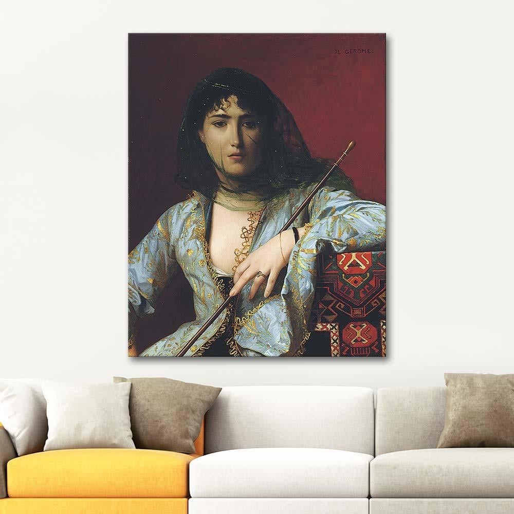 Jean Leon Gerome Çerkez Güzeli Kanvas Tablo