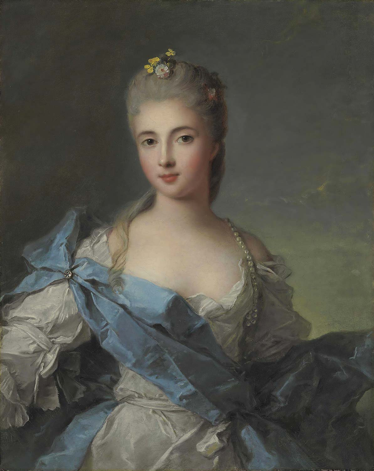Jean-Marc Nattier Portrait Of A Lady Art Print