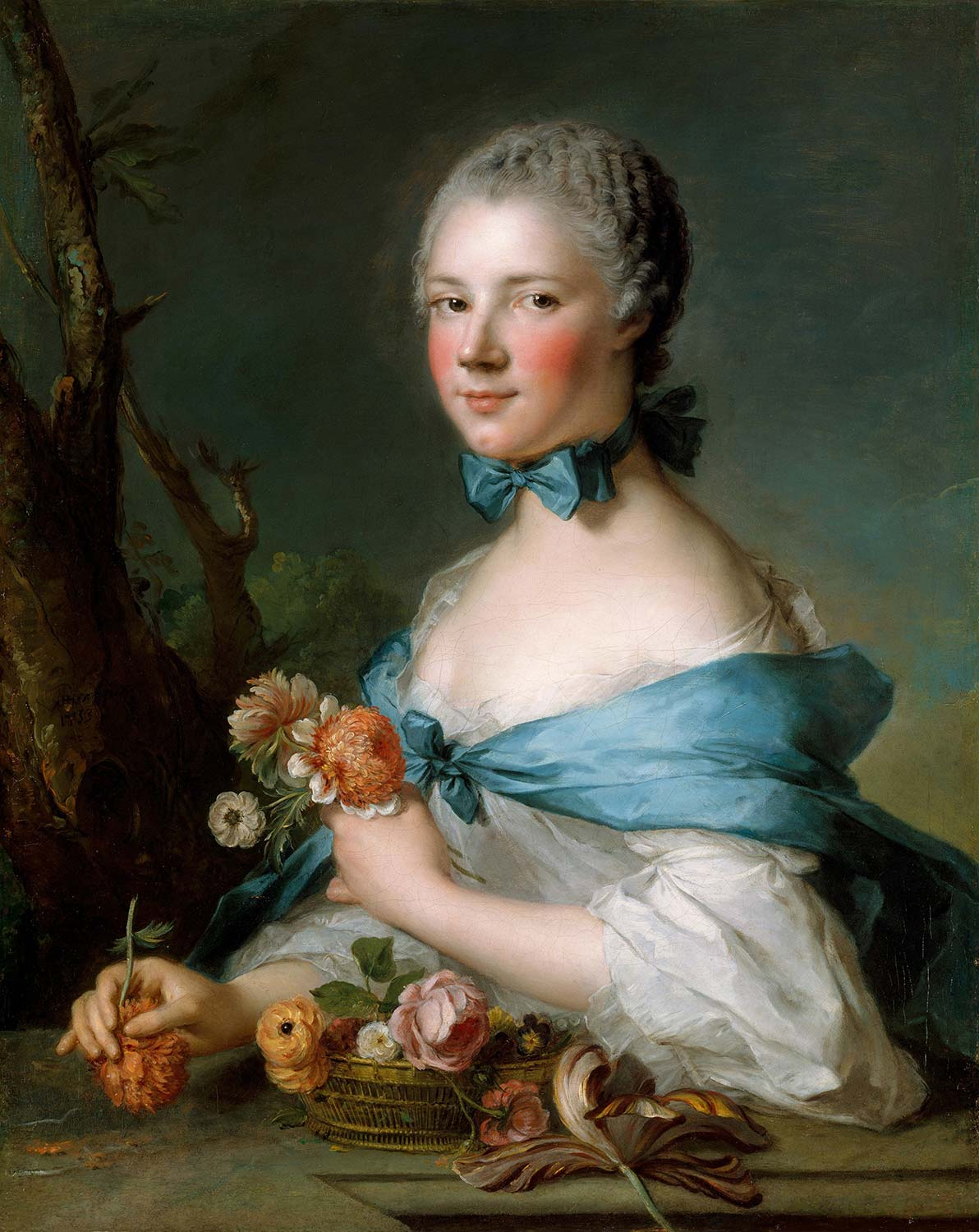 Jean-Marc Nattier Portrait of a Woman Art Print