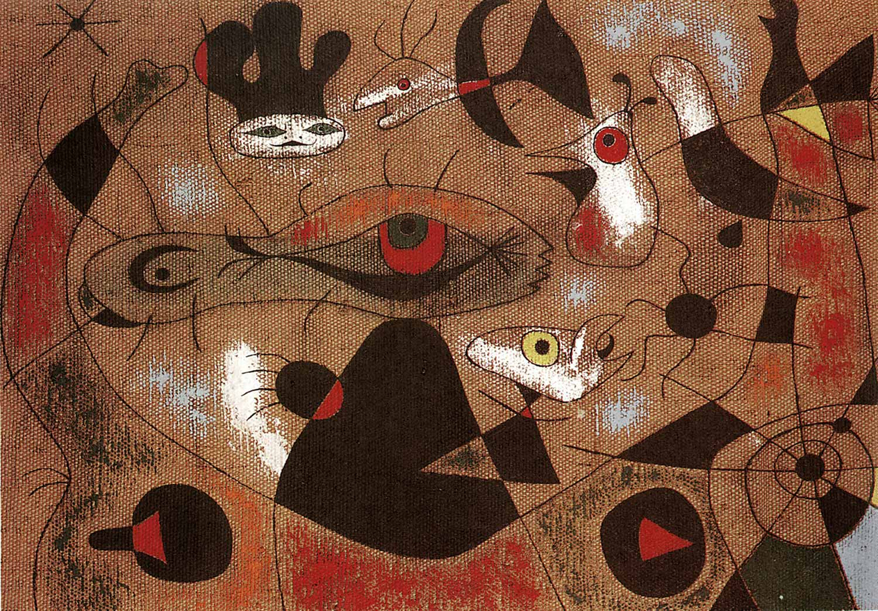 Joan Miro Çiğ Damlası Kanvas Tablo