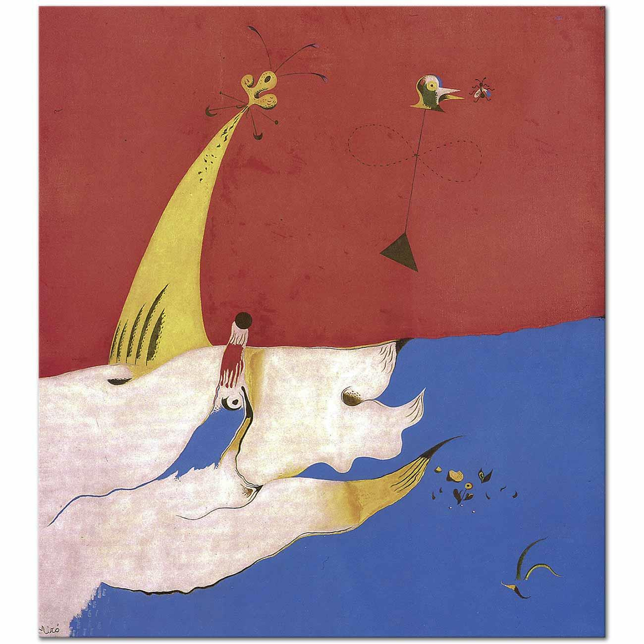 Joan Miro Manzara Kanvas Tablo