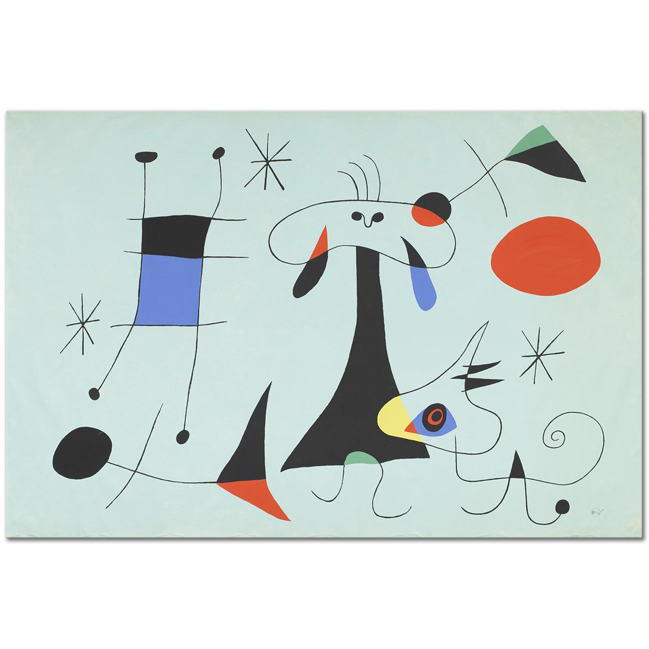 Joan Miro The Sun Art Print