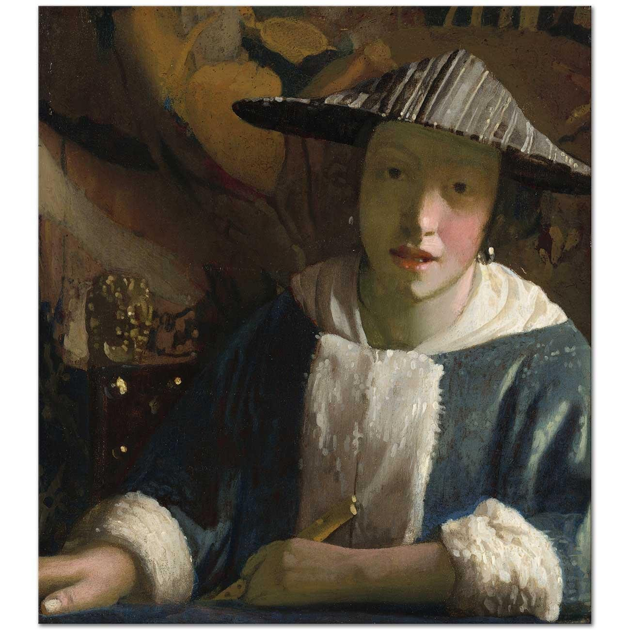 Johannes Vermeer Genç Kız Portresi Kanvas Tablo