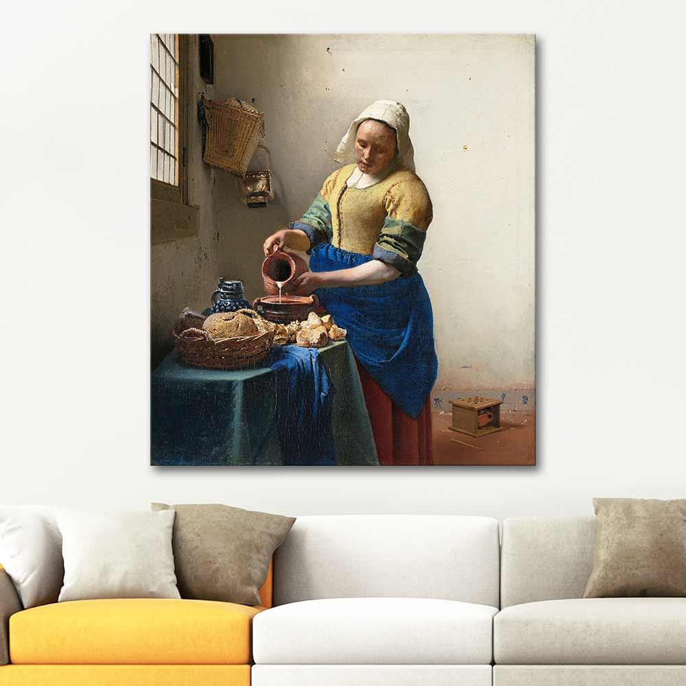 Johannes Vermeer The Milkmaid Art Print