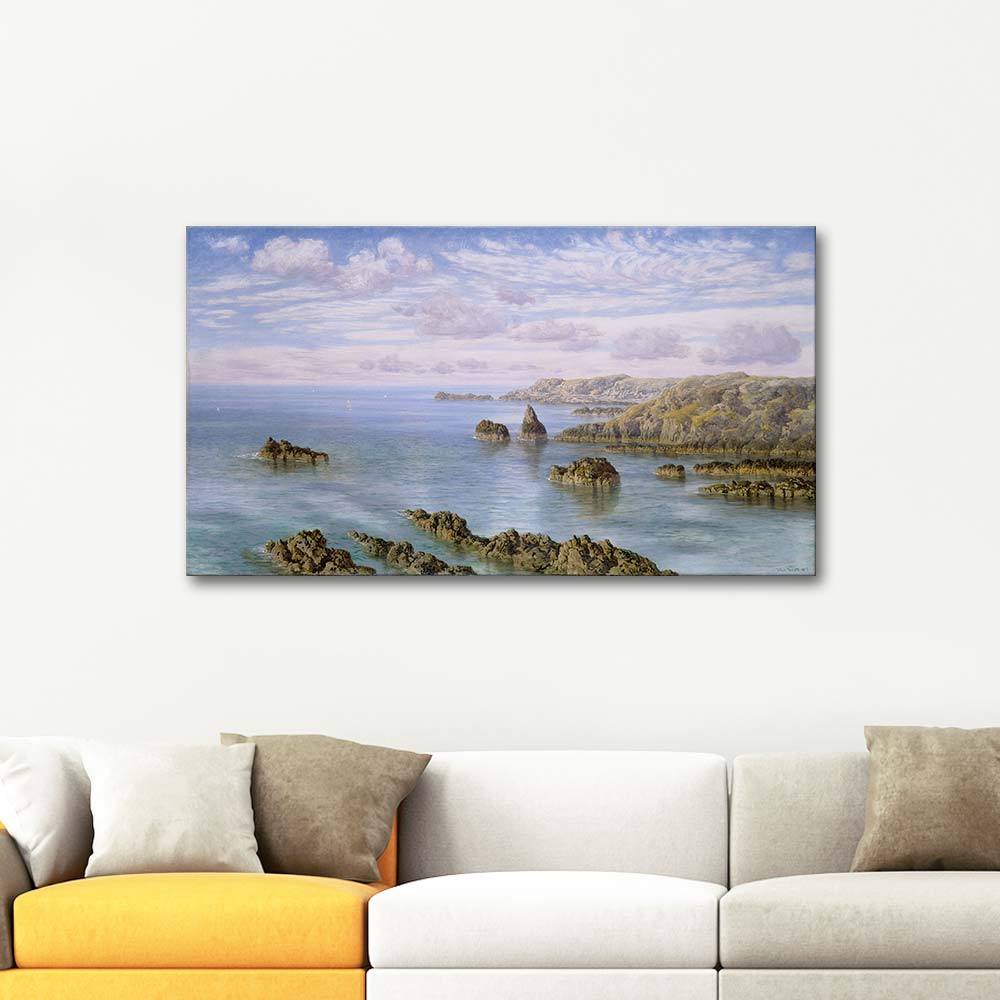 John Brett Southern Coast of Guernsey Art Print
