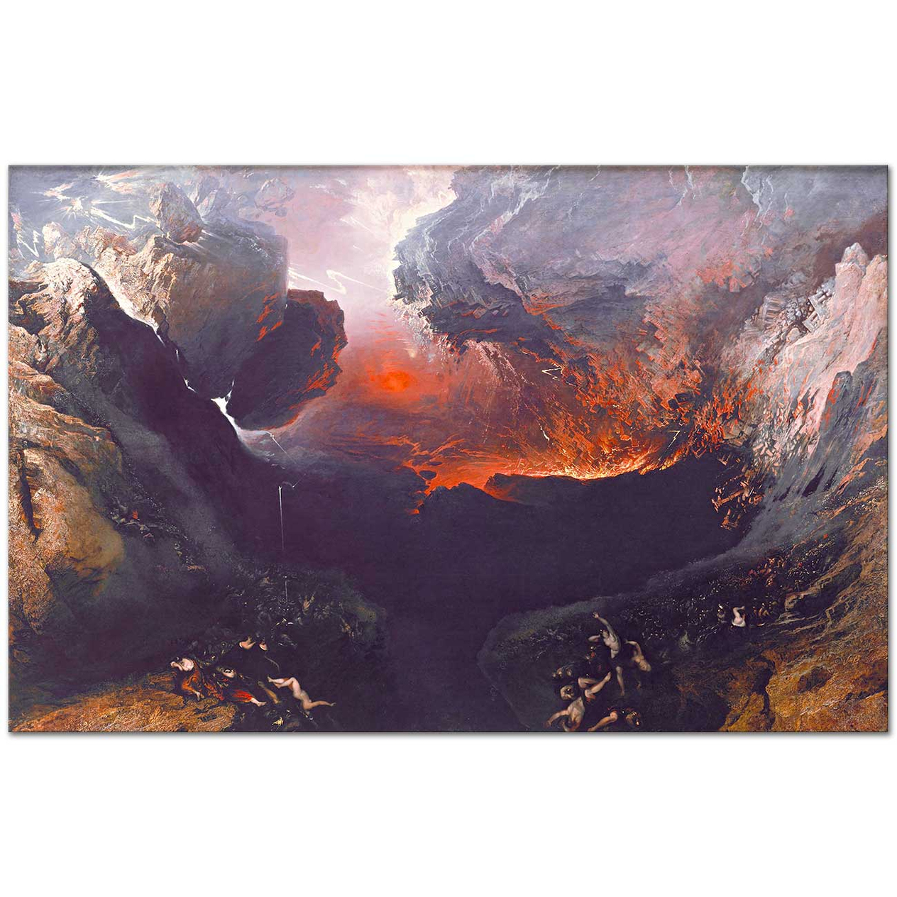 John Martin The Great Day of his Wrath Art Print