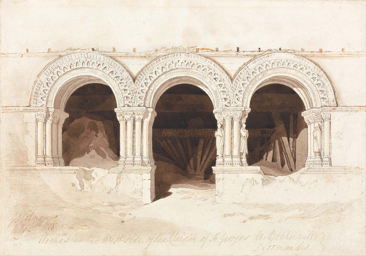 John Sell Cotman Sen George Manastırı Batı Köşesi Kanvas Tablo