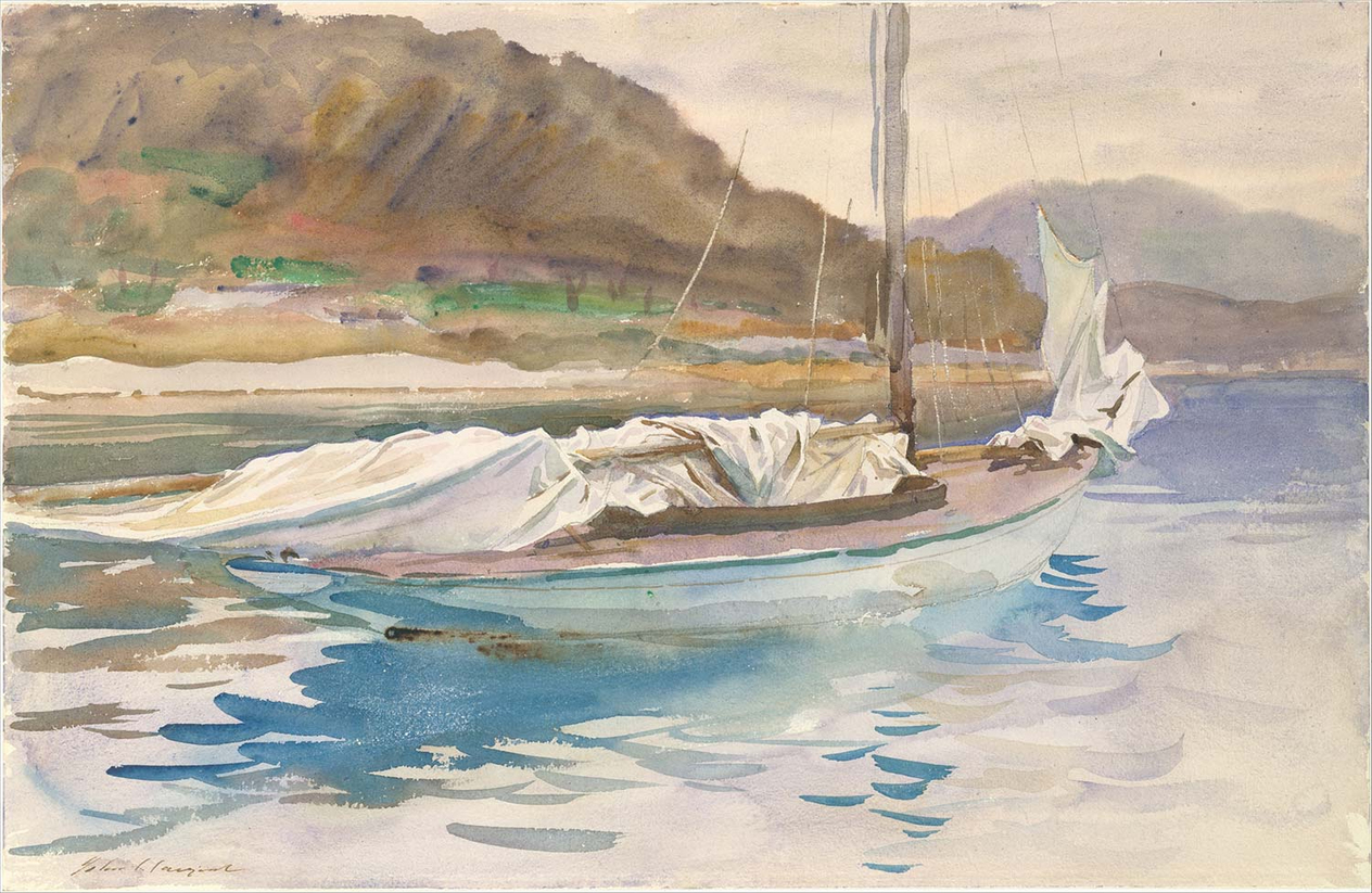 John Singer Sargent Idle Sails Art Print