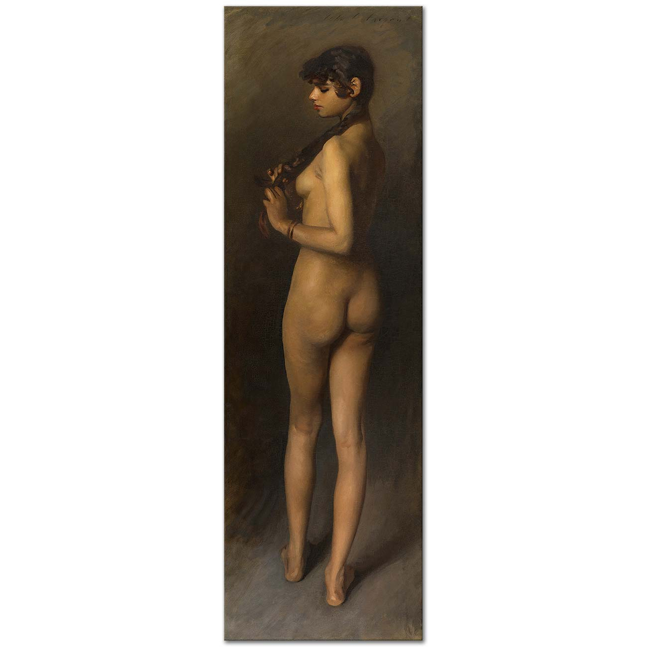 John Singer Sargent Beden Etüdü Kanvas Tablo