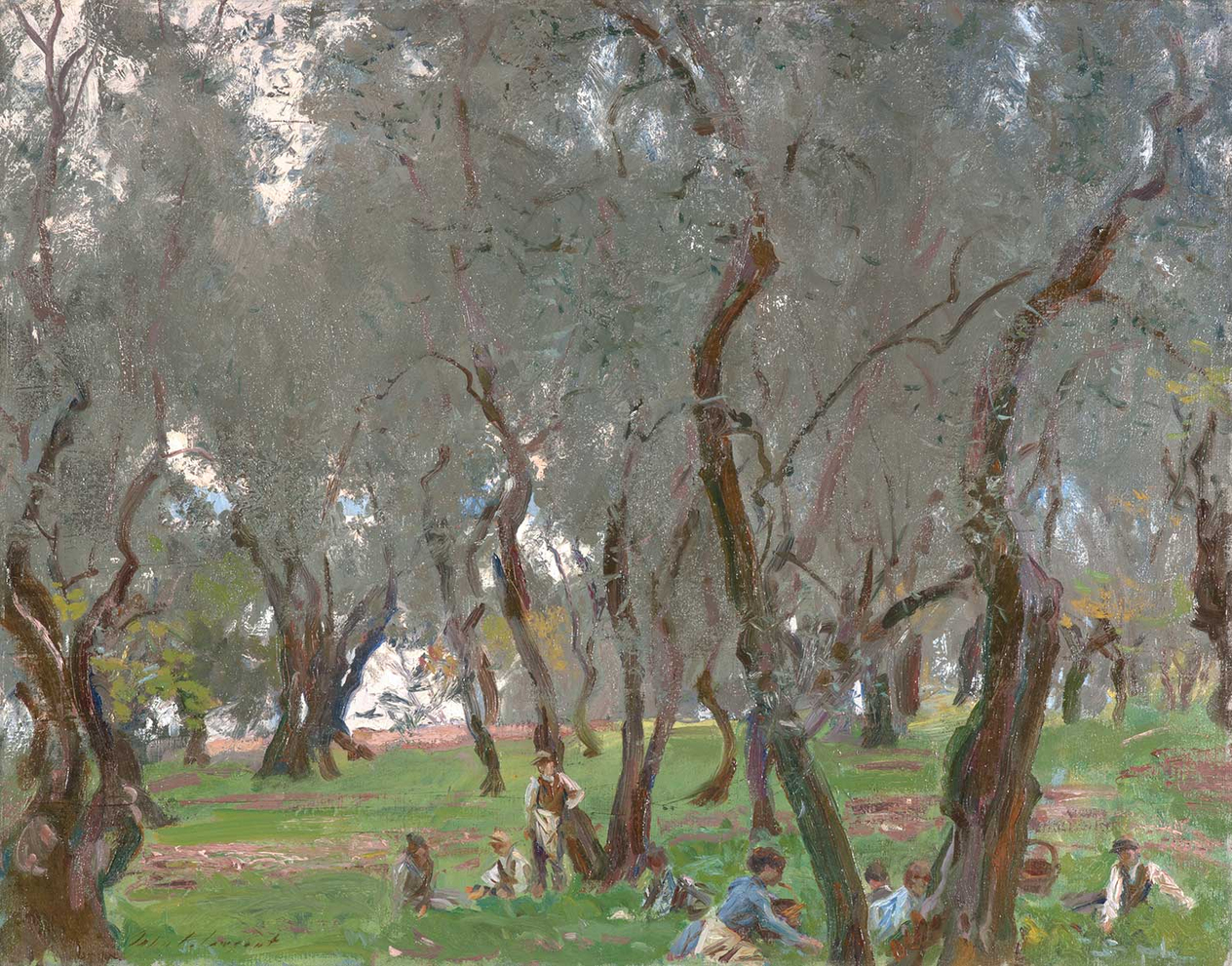 John Singer Sargent The Olive Grove Art Print