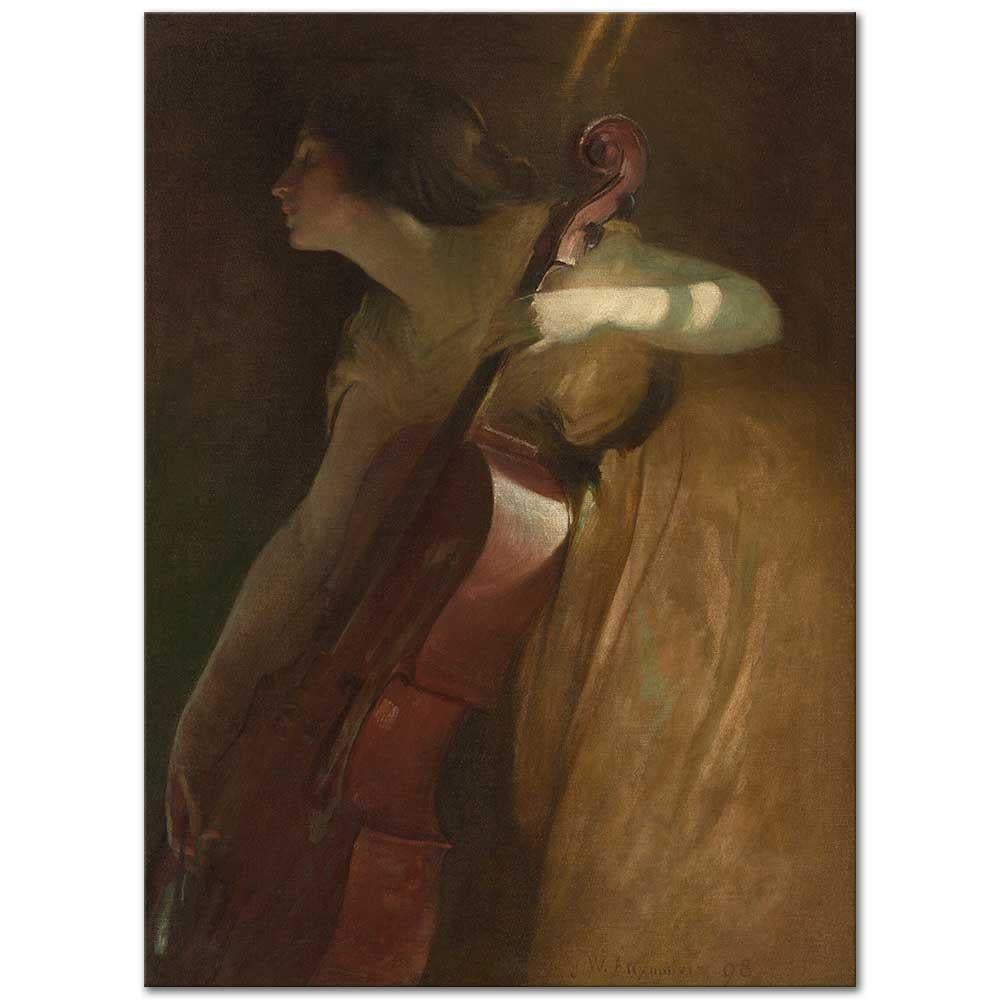 John White Alexander Süzülen Güneş Işığı Kanvas Tablo